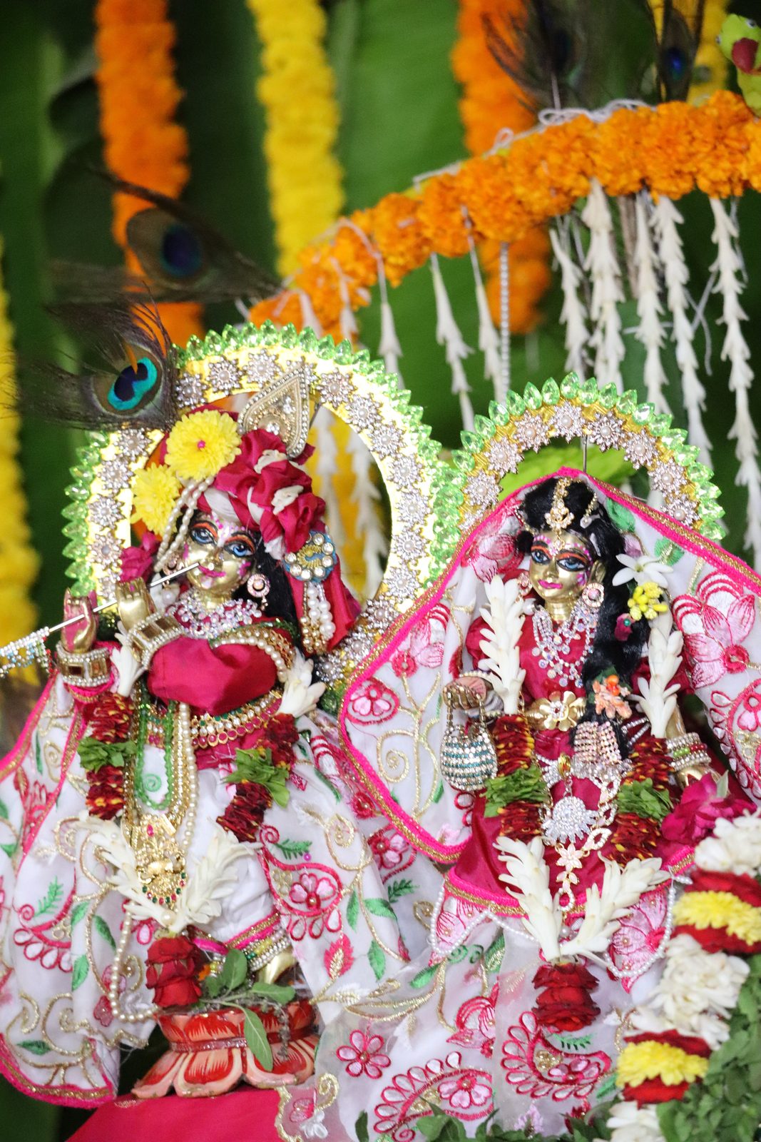 Sri Sri Radha Krishna festive darshan at ISKCON Rajampet